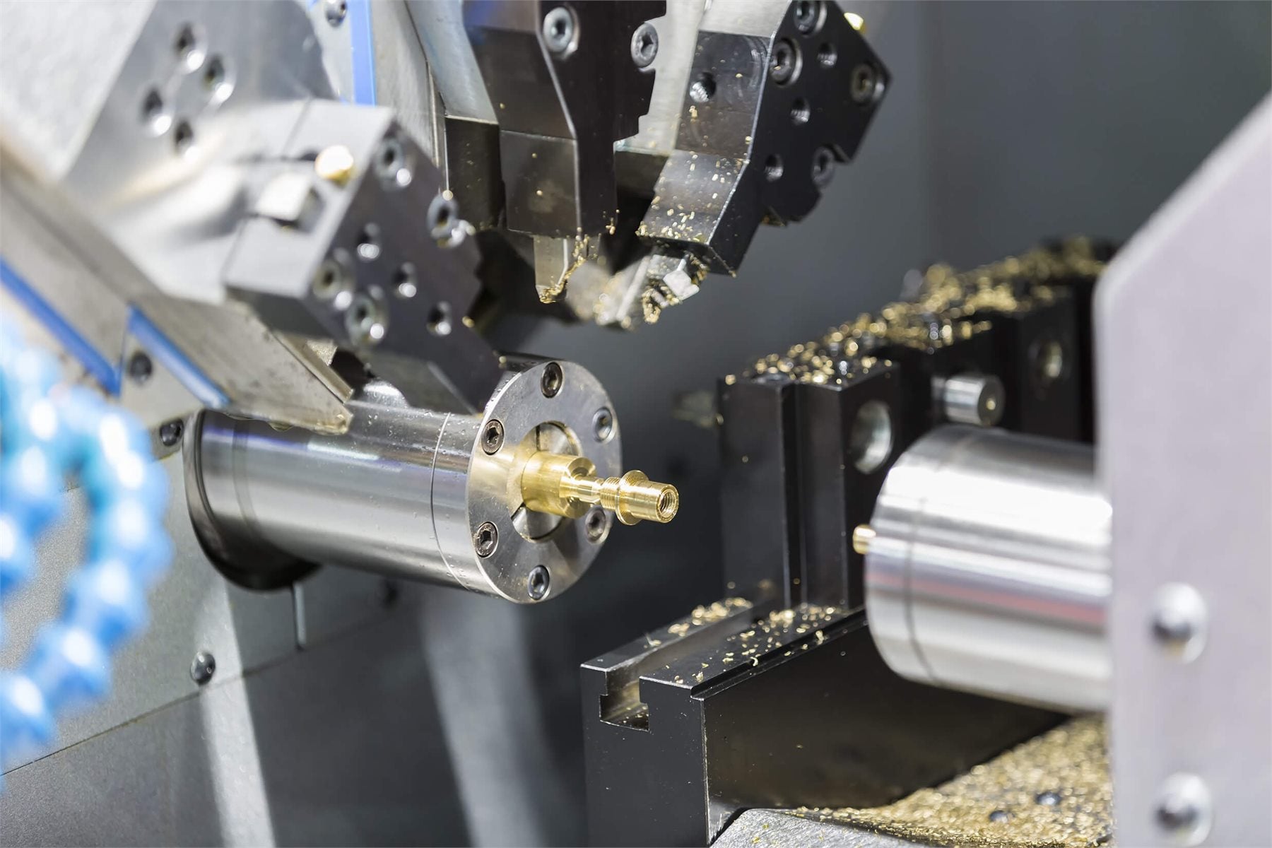 Milling and turning process